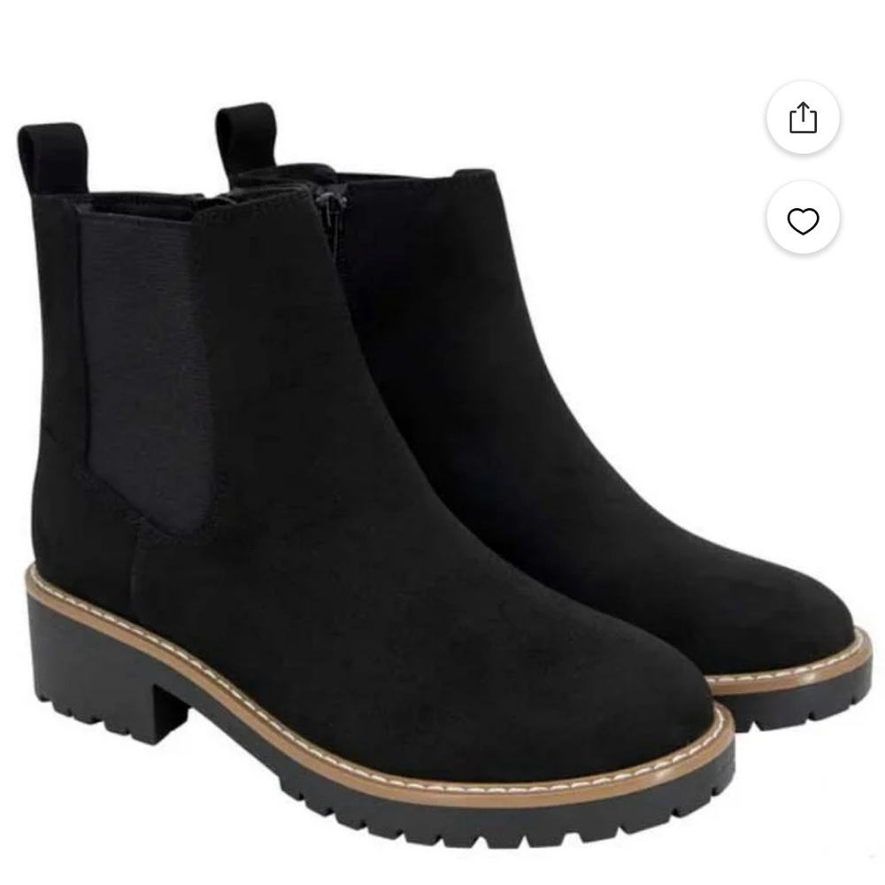 Women's Black Ankle Boots never worn!